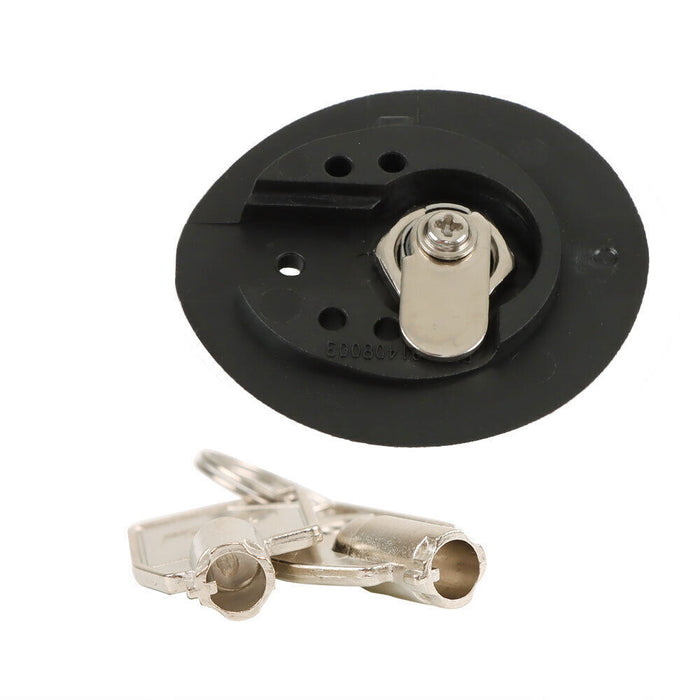 DURAFORCE BU5Z-9C268-B Locking Fuel Door Gas Cap For 2015-2022 Ford F-150 With 2 Keys