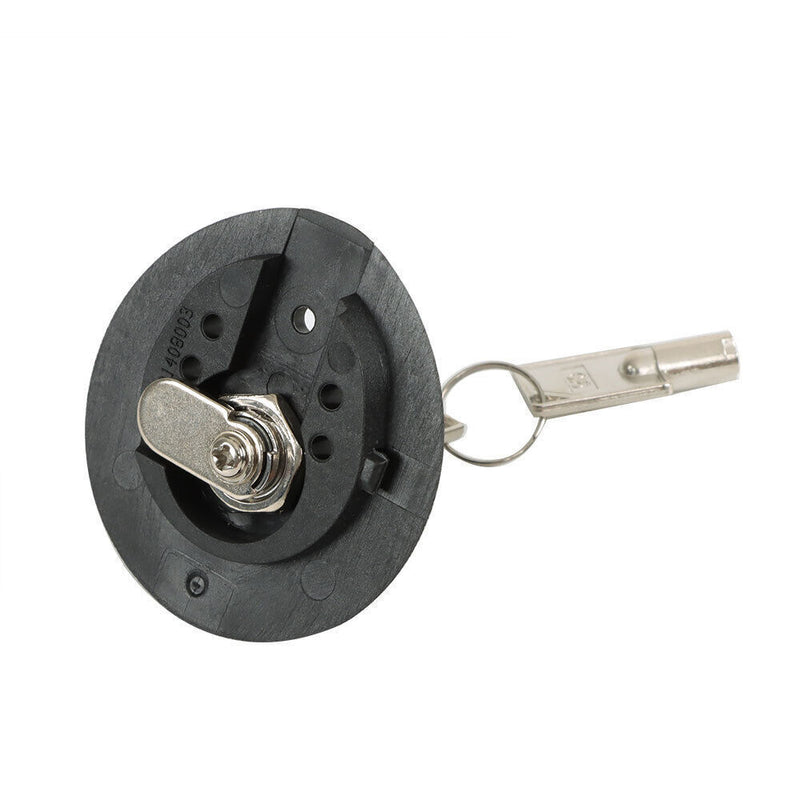DURAFORCE BU5Z-9C268-B Locking Fuel Door Gas Cap For 2015-2022 Ford F-150 With 2 Keys