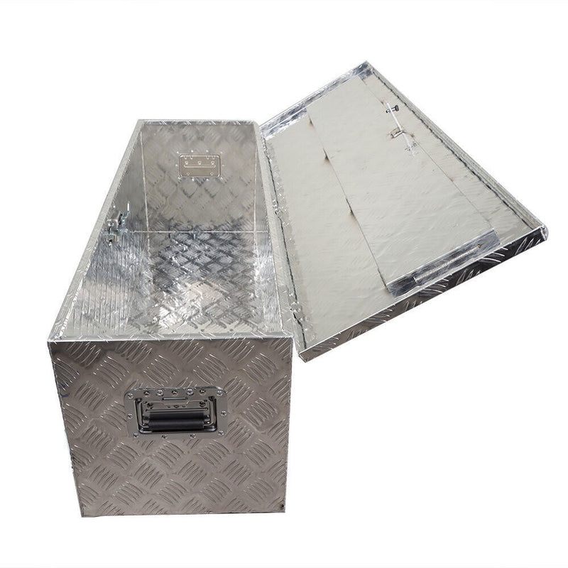 DURAFORCE Aluminum Heavy Duty Truck Bed Storage Tool Box w/Lock 49 x 15 x 15