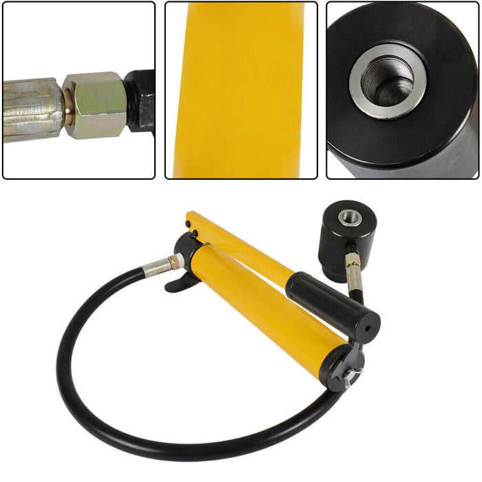 DURAFORCE Hydraulic Exhaust Pipe Expander Manual Tailpipe 1-5/8" to 4 1/4" 10 Tons