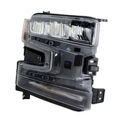 DURAFORCE Passenger Right Side Headlight For 2019-2020 Silverado LED Black Housing