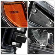 DURAFORCE Passenger Right Side Headlight For 2019-2020 Silverado LED Black Housing
