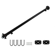 DURAFORCE Trailer Axle 5x4.5 Bolt Pattern 73" HF 58" Spring Center 3.5K&U-Bolt Kit