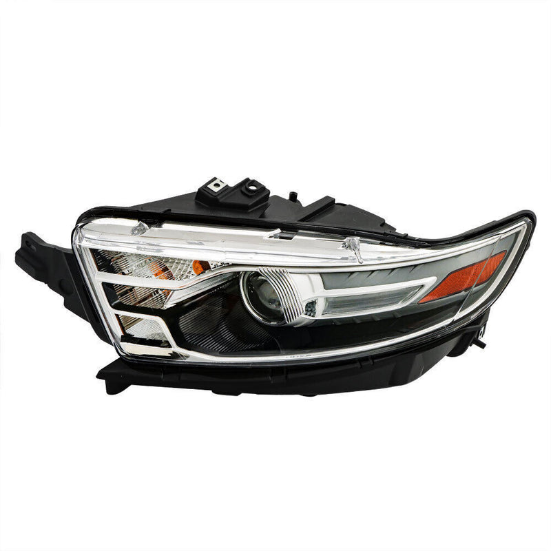 DURAFORCE Left Side Headlights For 2013-2014 Ford Taurus Halogen W/Gray Trim HIR2