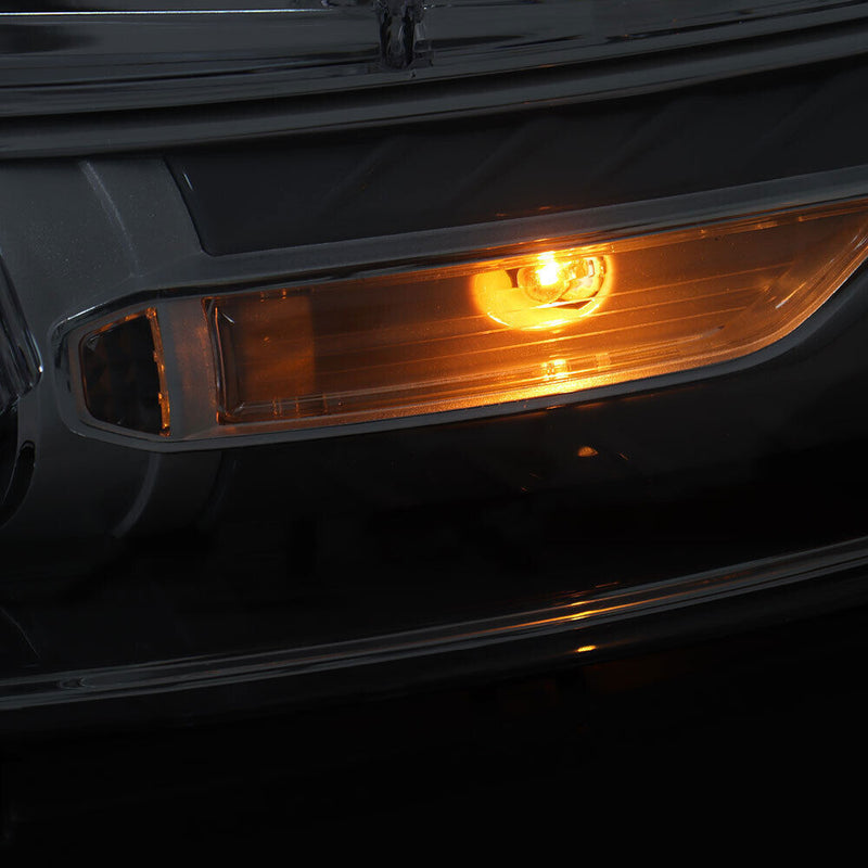 DURAFORCE Left Side Headlights For 2013-2014 Ford Taurus Halogen W/Gray Trim HIR2