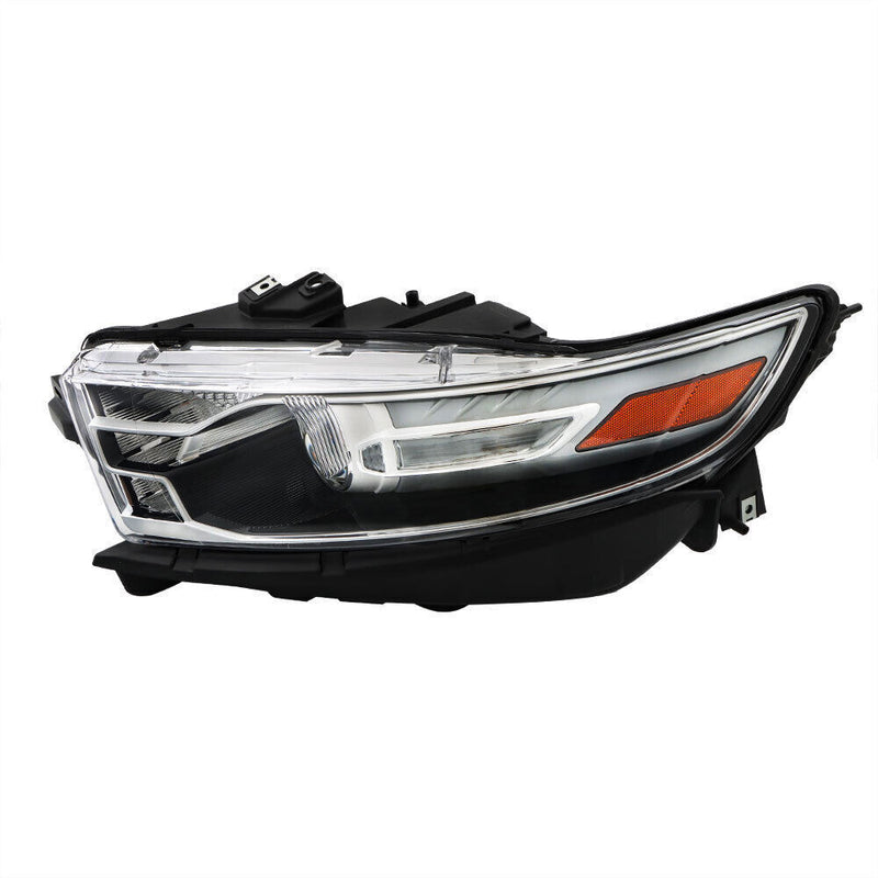 DURAFORCE Left Side Headlights For 2013-2014 Ford Taurus Halogen W/Gray Trim HIR2