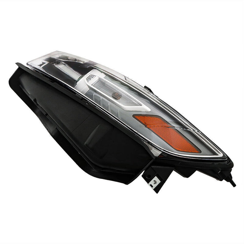 DURAFORCE Left Side Headlights For 2013-2014 Ford Taurus Halogen W/Gray Trim HIR2
