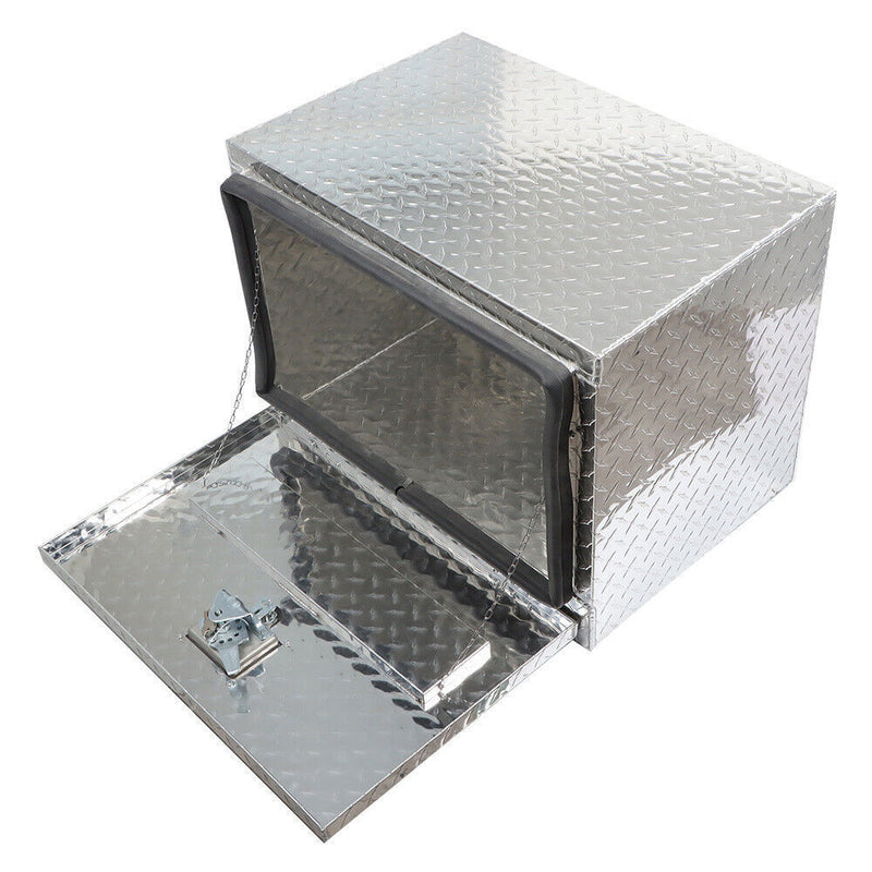DURAFORCE Aluminum Tool Box For Trailer Flatbed Truck Underbody Storage 24 x17 x18