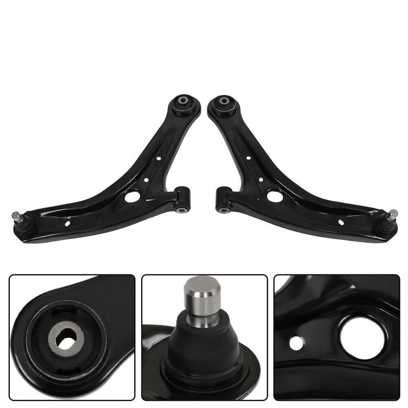 DURAFORCE Control Arm w/Ball Joints Set For 2011 - 2019 Ford Fiesta 1.6L 4-Door