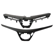 DURAFORCE Upper Grille For TOYOTA Corolla SE XSE 2017 2018 2019 Black 53105-02010