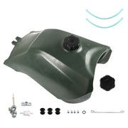 DURAFORCE Fuel Tank w/ Cap and Fuel Petcock For Honda FourTrax 300 TRX300 1993-2000 Green