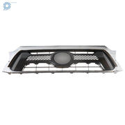DURAFORCE Front Upper Grille For 2012-14 2015 Toyota Tacoma Chrome Black TO1200351
