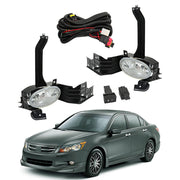 DURAFORCE Left+Right Fog Lights Fit For 2008-2010 Honda Accord Sedan Driving Lamps