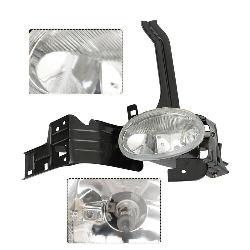 DURAFORCE Left+Right Fog Lights Fit For 2008-2010 Honda Accord Sedan Driving Lamps