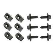 DURAFORCE Leaf Spring Bracket Mounting Eye Bolts J-Clips For 1968-1979 Chevy Nova