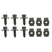 DURAFORCE Leaf Spring Bracket Mounting Eye Bolts J-Clips For 1968-1979 Chevy Nova