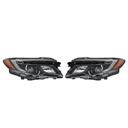 DURAFORCE LH+RH W/LED Low Beam+DRL For 2016-18 Pilot ELITE&2019-21 Passport Black