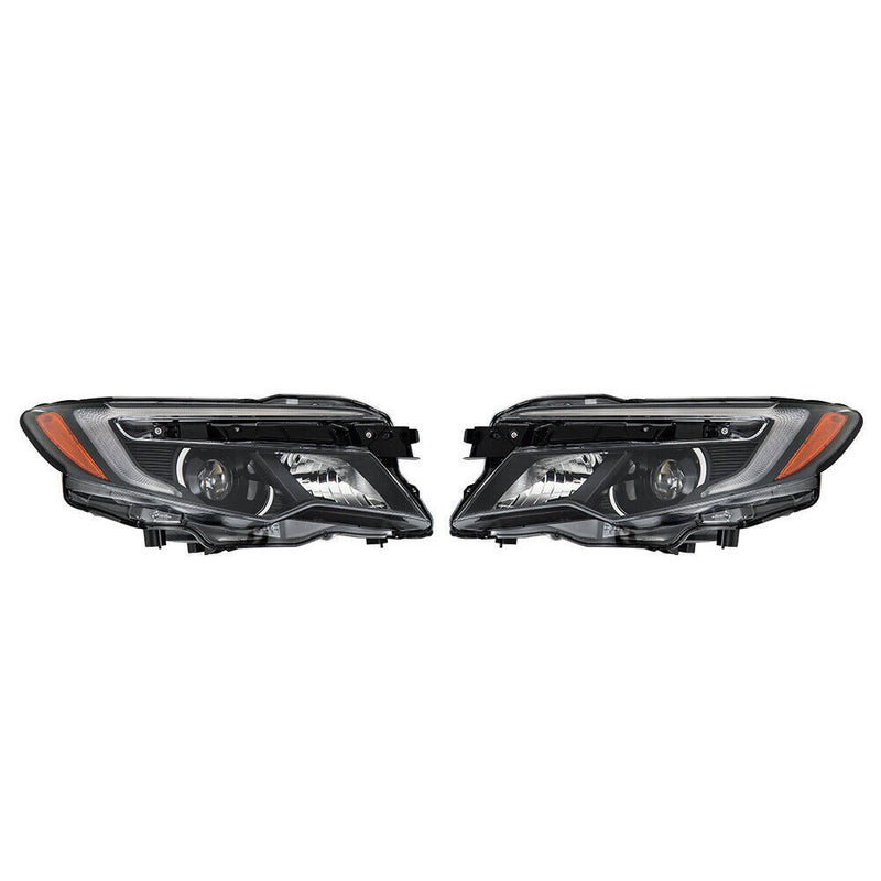 DURAFORCE LH+RH W/LED Low Beam+DRL For 2016-18 Pilot ELITE&2019-21 Passport Black