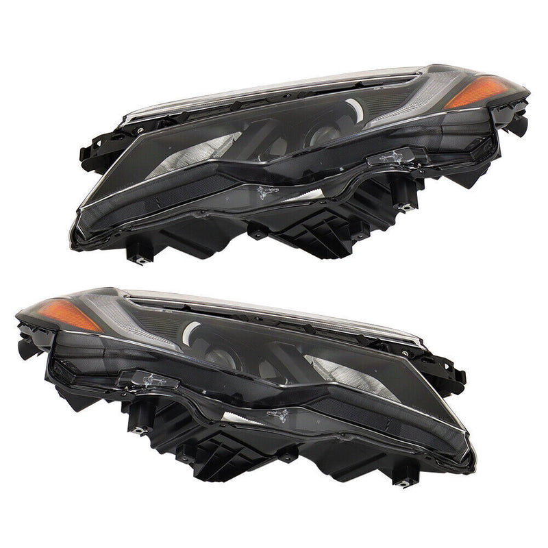 DURAFORCE LH+RH W/LED Low Beam+DRL For 2016-18 Pilot ELITE&2019-21 Passport Black