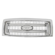 DURAFORCE Front Bumper Grille For 2009-2014 Ford F150 Truck Chrome Grille