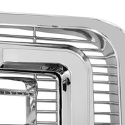 DURAFORCE Front Bumper Grille For 2009-2014 Ford F150 Truck Chrome Grille
