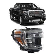 DURAFORCE Right Headlights For 2019 20 2021 GMC Sierra 1500 Halogen w/o LED Signal