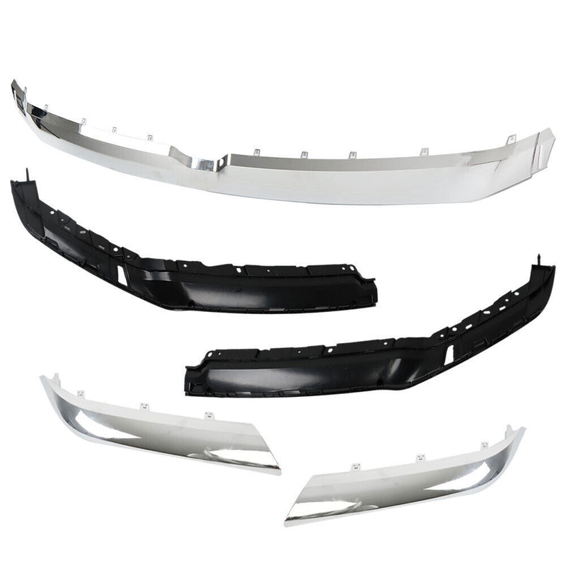DURAFORCE Upper Grille Body Trim Molding For 2019-2022 RAM 1500 Chrome Plastic