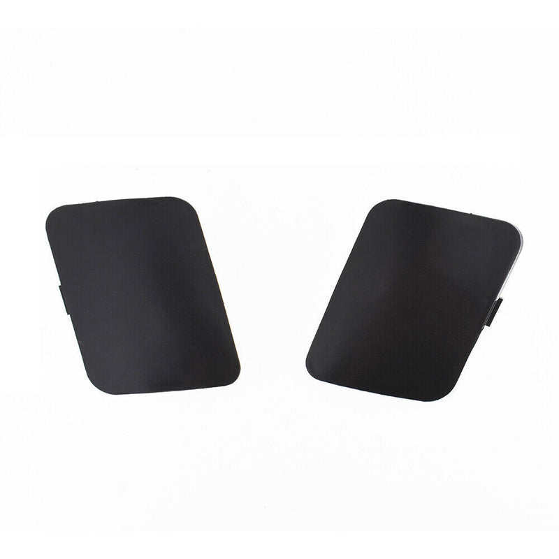DURAFORCE Bumper Tow Hook Bracket Cover Cap For 2006-2007 Toyota RAV4 Black 2PCS