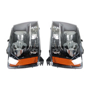 DURAFORCE Right+Left Headlights For 2007-14 Avalanche/Suburban/Tahoe Amber Corner