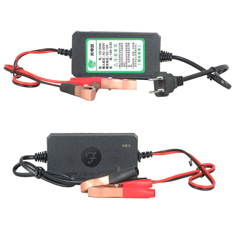 DURAFORCE New 1.2A Trickle Charger 12V to 14.8V Automatic Lead Acid Battery Charger 2PCS