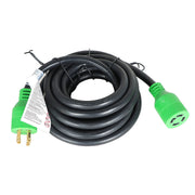 DURAFORCE 15 Ft Generator Extension Cord 4 Prong Power Cable 10 4 30 Amp