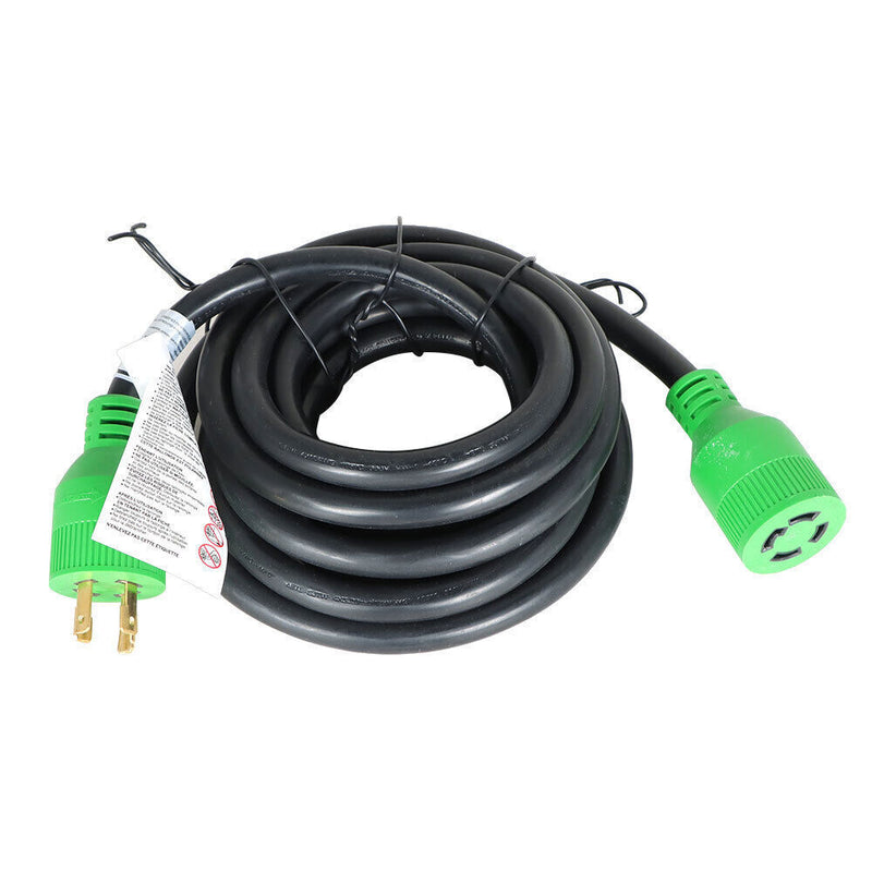 DURAFORCE 15 Ft Generator Extension Cord 4 Prong Power Cable 10 4 30 Amp