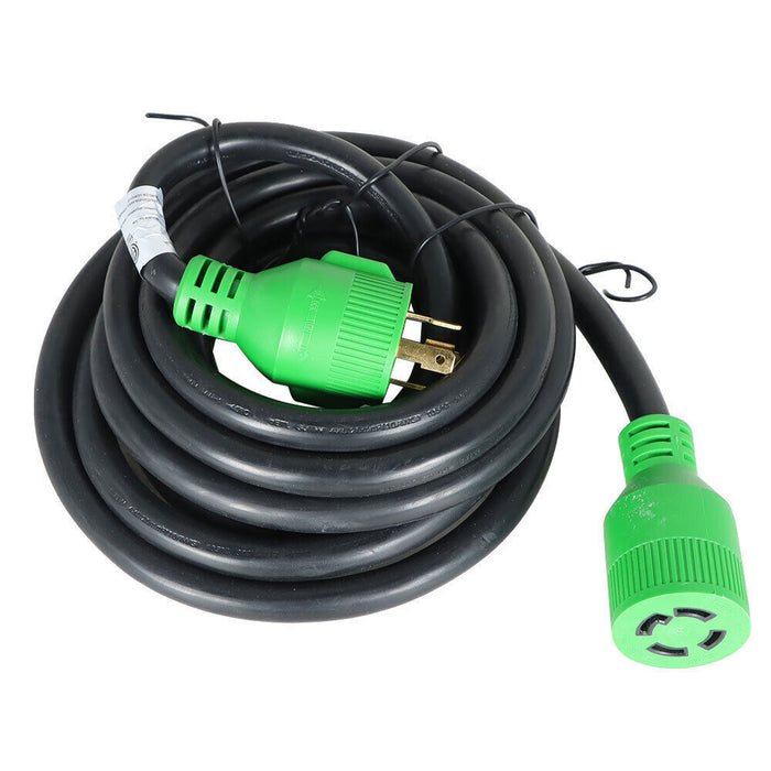 DURAFORCE 15 Ft Generator Extension Cord 4 Prong Power Cable 10 4 30 Amp