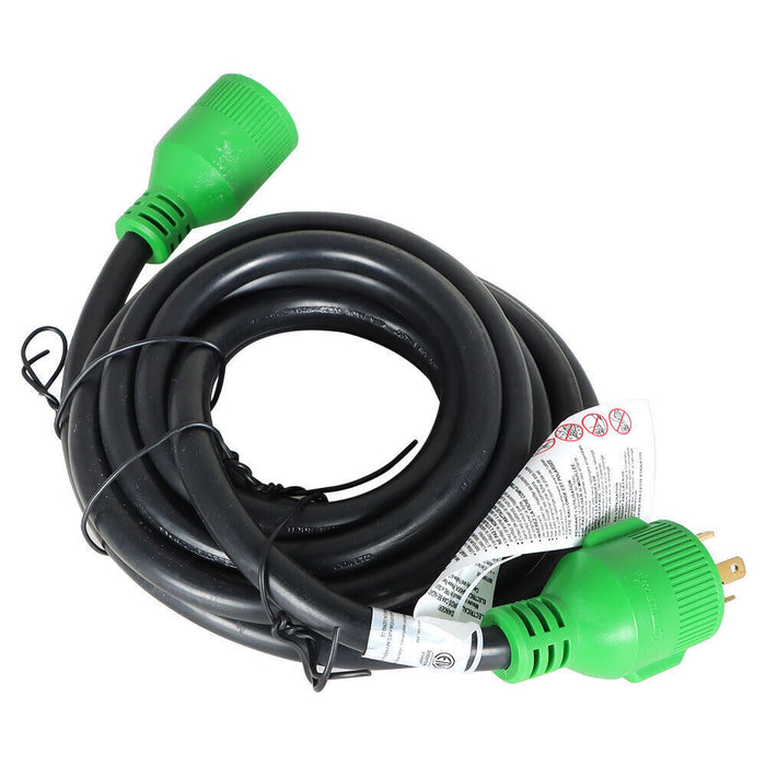 DURAFORCE 15 Ft Generator Extension Cord 4 Prong Power Cable 10 4 30 Amp