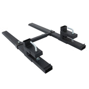 DURAFORCE 4000lbs 60" Clamp on Tractor Forks Pallet Forks Adjustable Bucket Forks