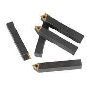 DURAFORCE 5 Pack 3/8 "lathe indexable carbide insert + turning tool bit holder kit New