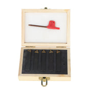 DURAFORCE 5 Pack 3/8 "lathe indexable carbide insert + turning tool bit holder kit New