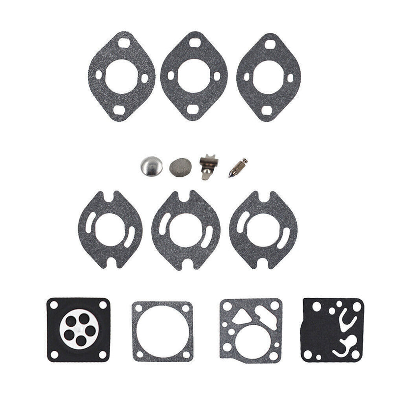 DURAFORCE Carb Rebuild Kit For Tecumseh TC200 TC300 Carburetor Repair Tillotson RK21 HU