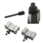 DURAFORCE 3Pcs OXA 250-000 Wedge Type Quick Change Tool Post Set For Lathe Up to 8"