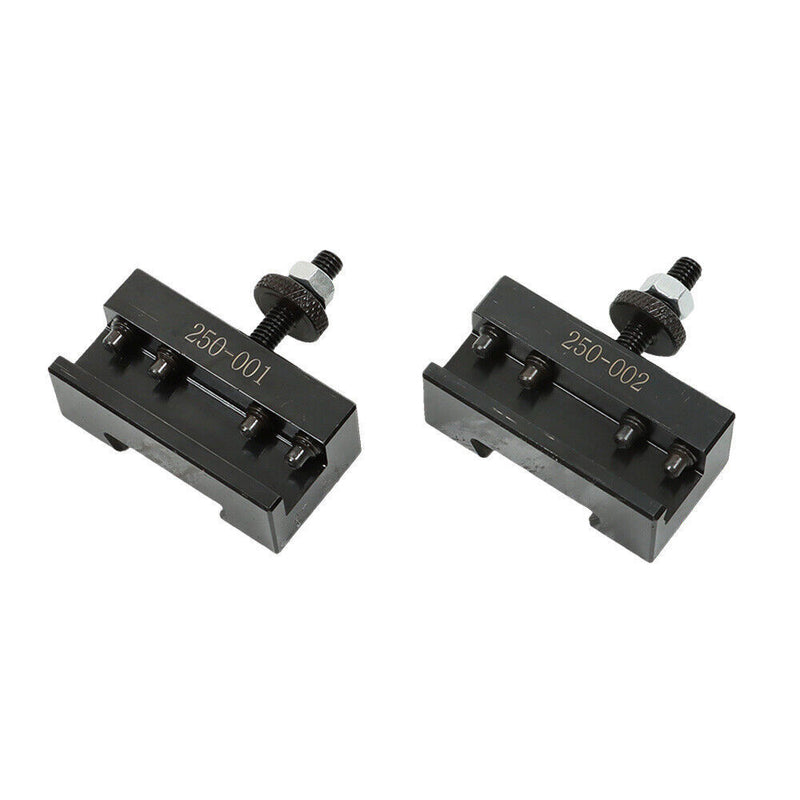 DURAFORCE 3Pcs OXA 250-000 Wedge Type Quick Change Tool Post Set For Lathe Up to 8"