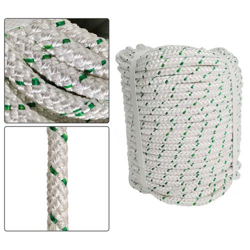 DURAFORCE Bull Rope 3/8" × 100' 1544Lbs Breaking Strength Double Braid Polyester Ropes