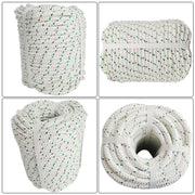 DURAFORCE Bull Rope 3/8" × 100' 1544Lbs Breaking Strength Double Braid Polyester Ropes
