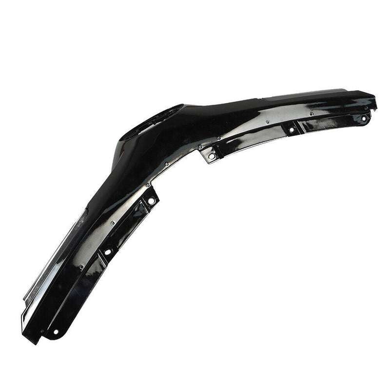 DURAFORCE Front Upper Grill For Toyota RAV4 2016- 2018 W/Chrome Trim Black Plastic