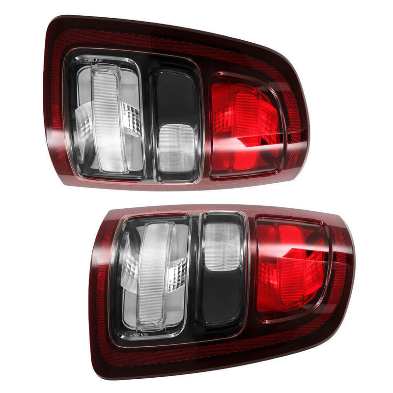 DURAFORCE Left+Right Tail Light For 2019-23 Dodge Ram 2500 3500 Halogen Black Trim