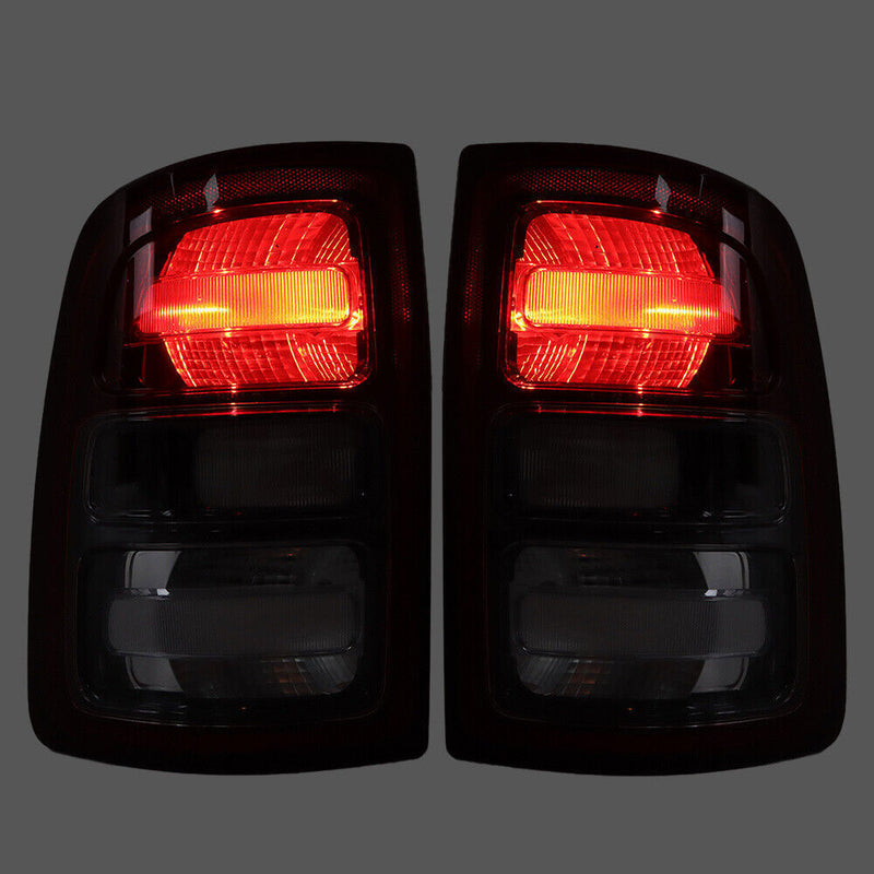 DURAFORCE Left+Right Tail Light For 2019-23 Dodge Ram 2500 3500 Halogen Black Trim