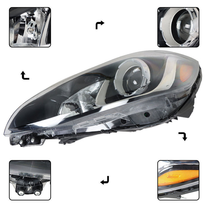 DURAFORCE Left Headlight For 2019-2021 Chevy Spark Factory Halogen Type w/o DRL