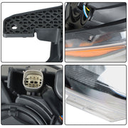 DURAFORCE Left Headlight For 2019-2021 Chevy Spark Factory Halogen Type w/o DRL