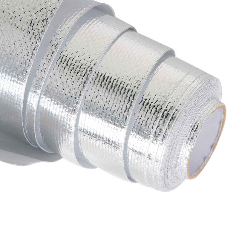 DURAFORCE High Heat Resistant Tape 2" x 25" Extreme Temperature Aluminum Foil Z-Flex Tape