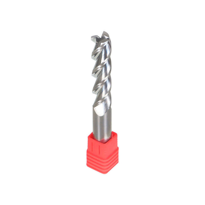DURAFORCE 1/2" 3 Flute Long Length 2" LOC Carbide End Mill 4" Overall Length For Aluminum