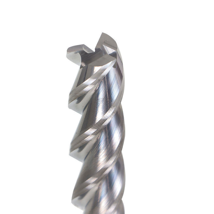 DURAFORCE 1/2" 3 Flute Long Length 2" LOC Carbide End Mill 4" Overall Length For Aluminum